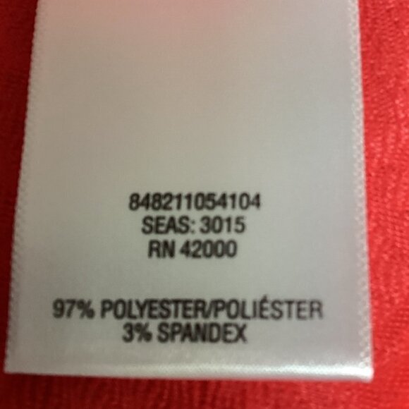 Bundle of 2 Jaclyn Smith Short Sleeve Knit Tops 2XL Blue & Red NWT #169H - Picture 10 of 11